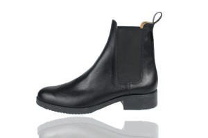 Jezdecká pérka kůže černá